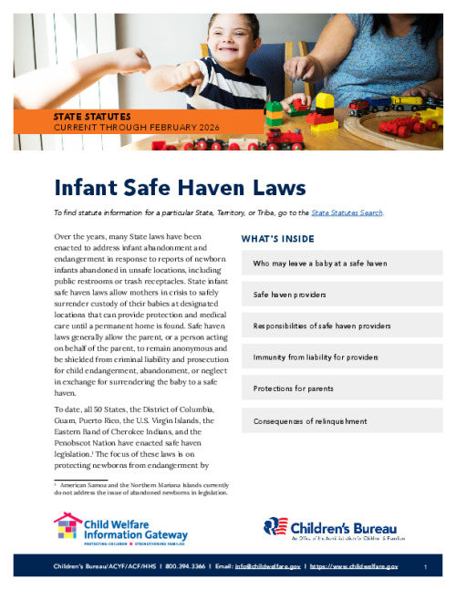 Infant Safe Haven Laws