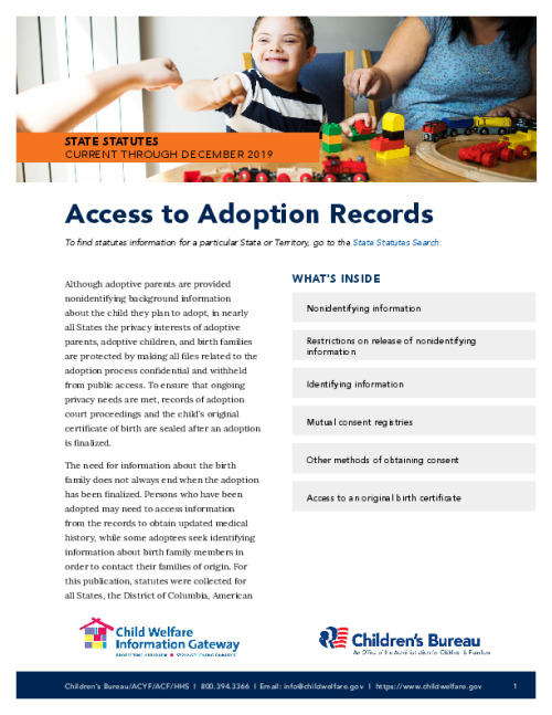 Access to Adoption Records