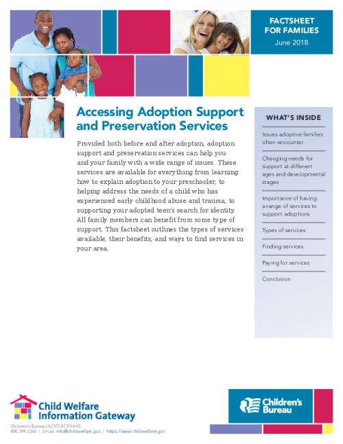 Accessing Adoption Support and Preservation Services