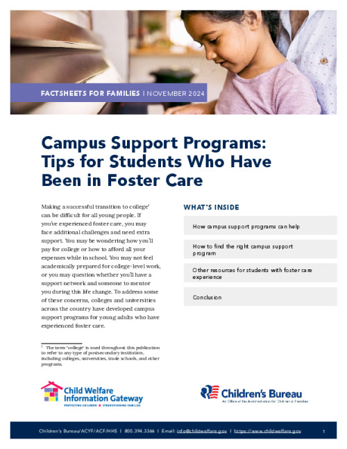 Campus Support Programs: Tips for Students Who Have Been in Foster Care