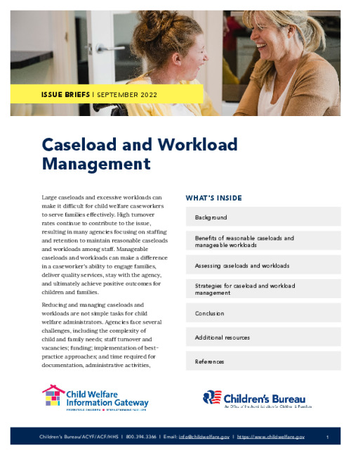 Caseload and Workload Management