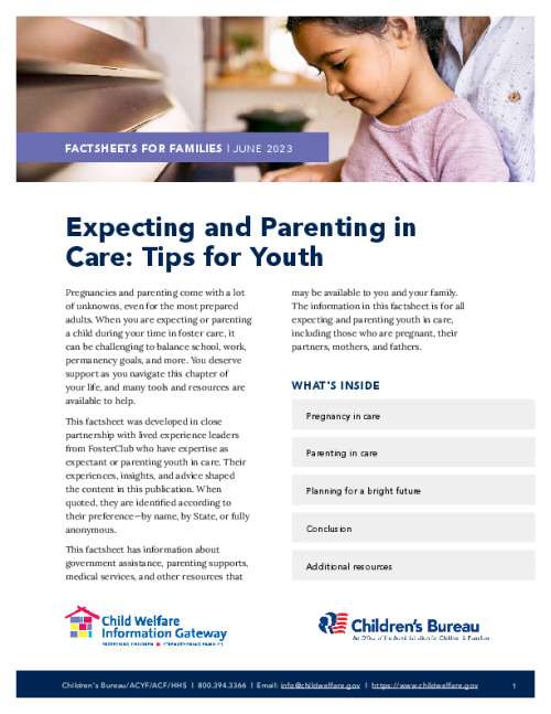 Expecting and Parenting in Care: Tips for Youth