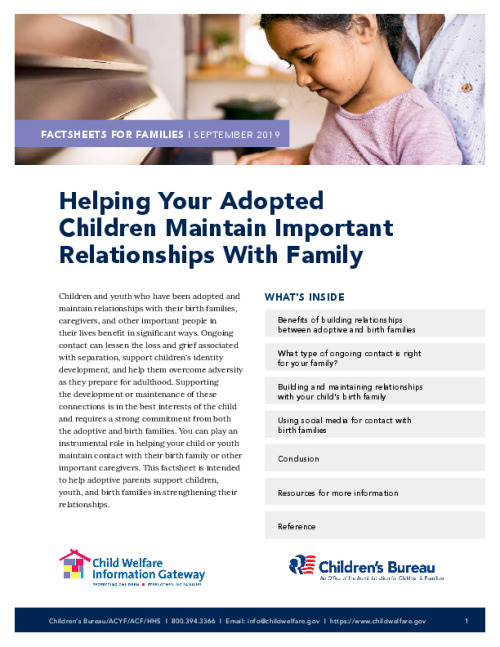 Helping Your Adopted Children Maintain Important Relationships With Family