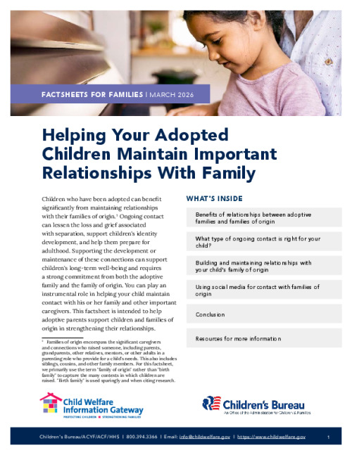 Helping Your Adopted Children Maintain Important Relationships With Family
