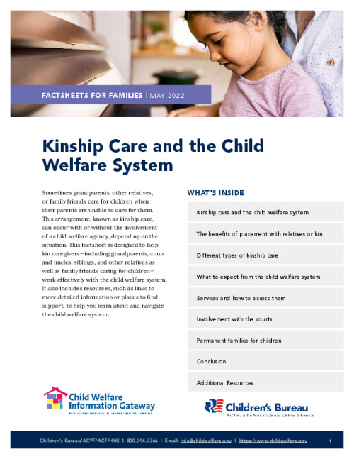 Kinship Care and the Child Welfare System