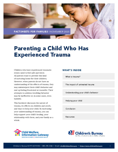 Parenting a Child Who Has Experienced Trauma