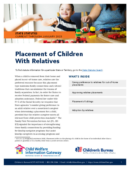Placement of Children With Relatives