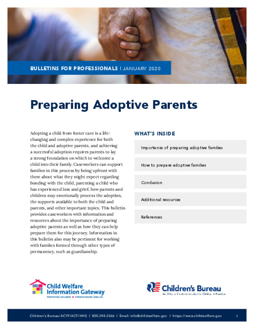 Preparing Adoptive Parents