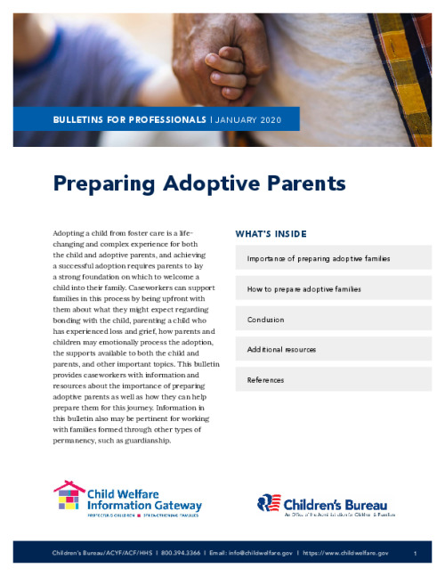 Preparing Adoptive Parents