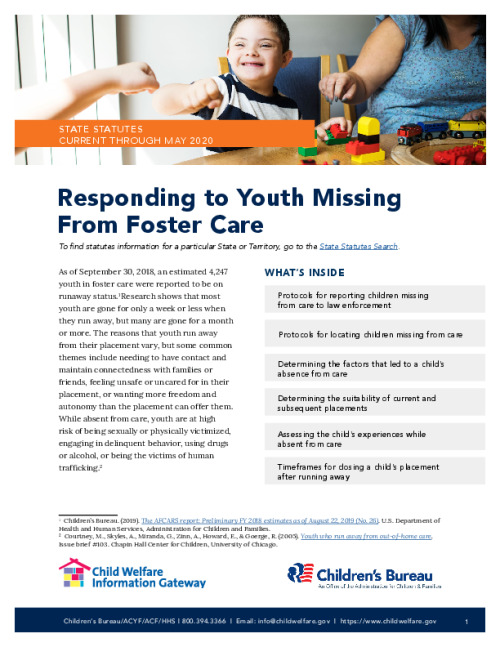 Responding to Youth Missing From Foster Care