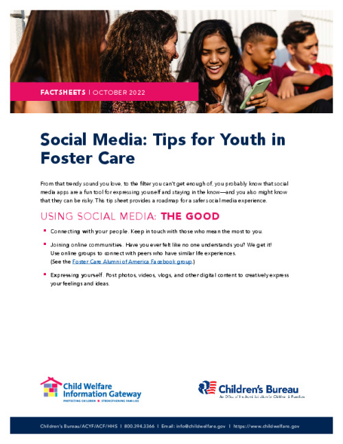 Social Media: Tips for Youth in Foster Care