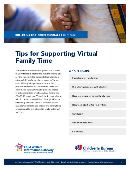 Tips for Supporting Virtual Family Time