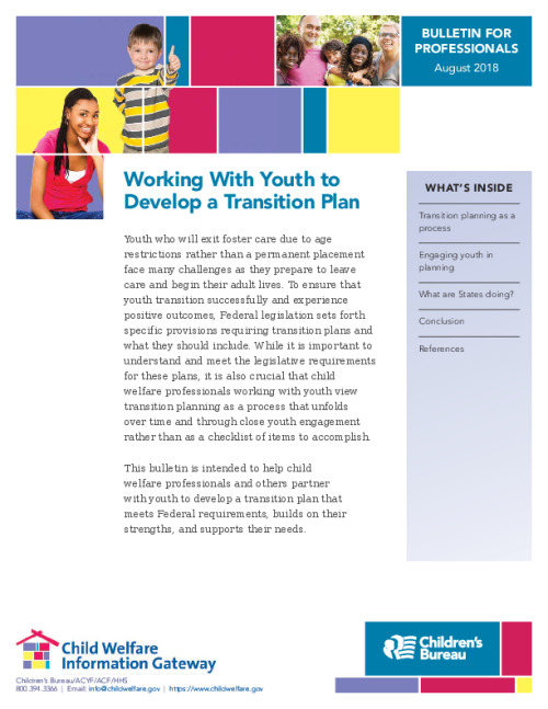 Working With Youth to Develop a Transition Plan