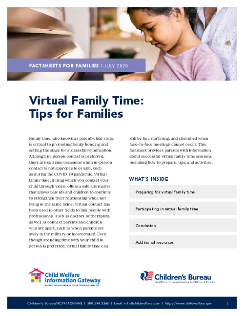 Virtual Family Time: Tips for Families FY25